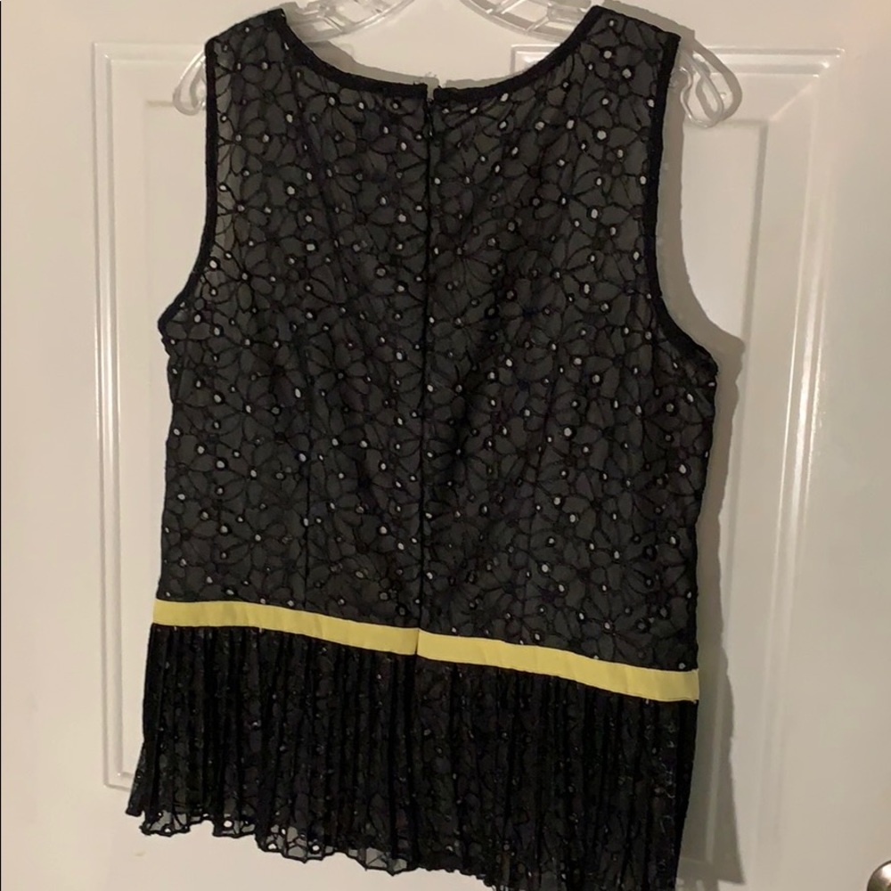 ECI peplum tank top